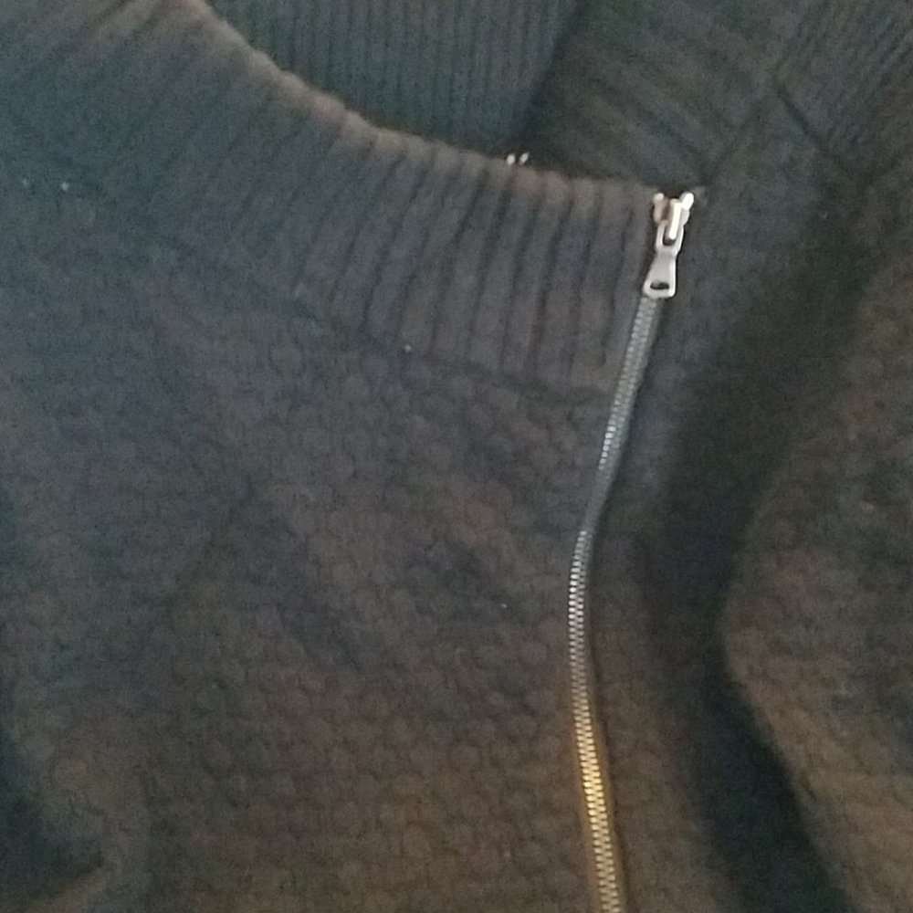 Loft Medium Black Sweater Jacket - image 5